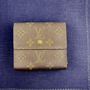 AUTHENTIC Louis Vuitton Vintage Porte-Valeurs Cartes Crédit.Elise wallet.